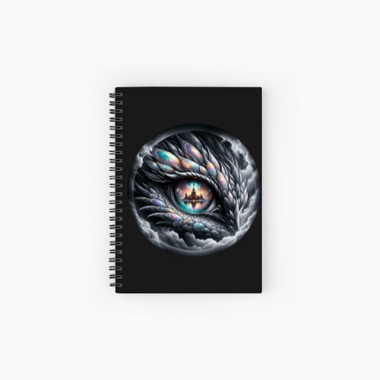 Mystic Vision The Celestial Dragon s Gaze Spiral Notebooks   Ruled Line