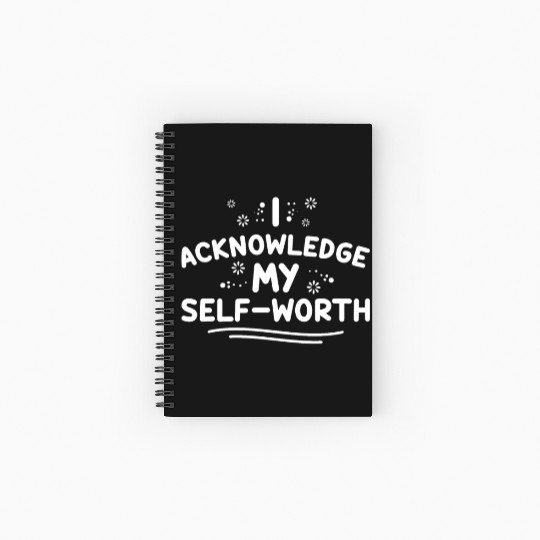 Positive Affirmations Inspirational Quote for Spiral Notebooks   Ruled Line