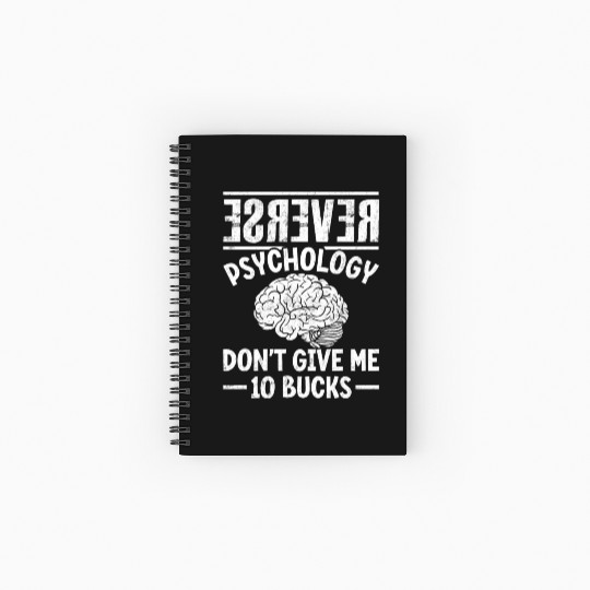 Psych Psychologist Spiral Notebooks   Ruled Line