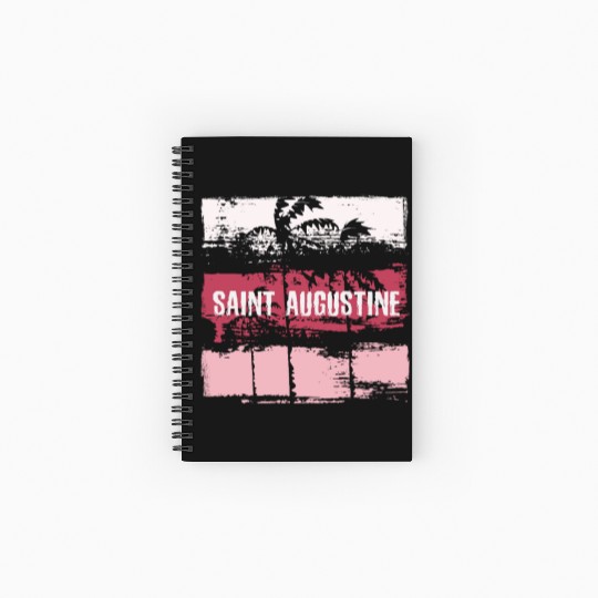 Saint Augustine Florida Vacation Souvenir Spiral Notebooks   Ruled Line