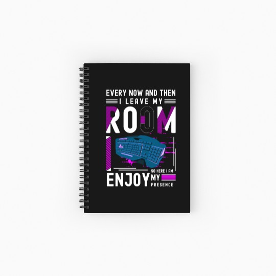 Pc Gamer Nerd Gamer Legends Spiral Notebooks   Ruled Line