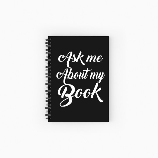 English Teacher Ask Me About My Book Spiral Notebooks   Ruled Line