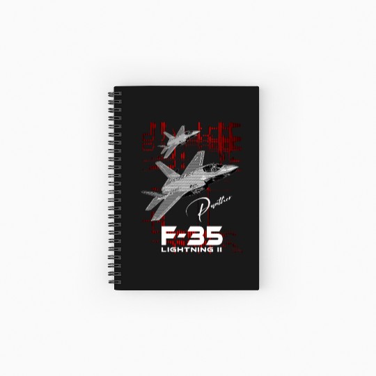 Lockheed Martin F-35 Lightning II Spiral Notebooks   Ruled Line