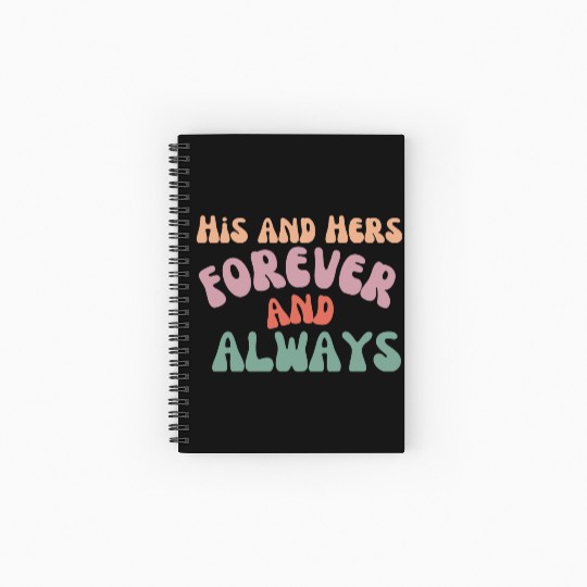 His and Hers Spiral Notebooks   Ruled Line