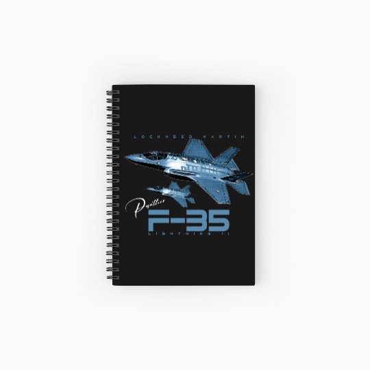 Lockheed Martin F-35 Lightning II Spiral Notebooks   Ruled Line