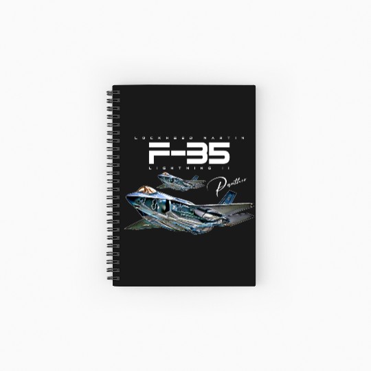 Lockheed Martin F-35 Lightning II Spiral Notebooks   Ruled Line