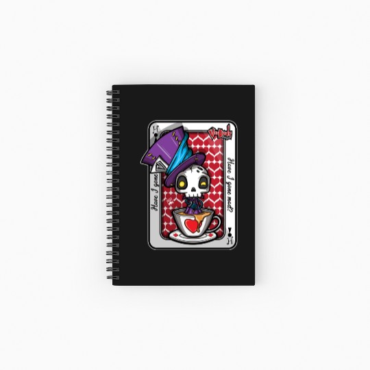 Mad Hatter Spiral Notebooks   Ruled Line