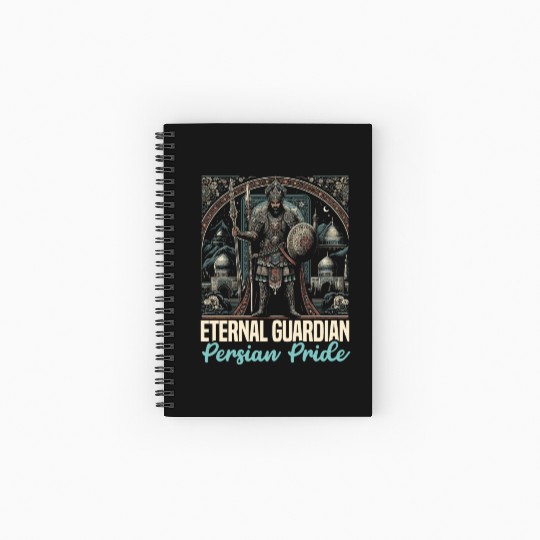 Persian Immortal Achaemenid Empire Persian Warrior Spiral Notebooks   Ruled Line