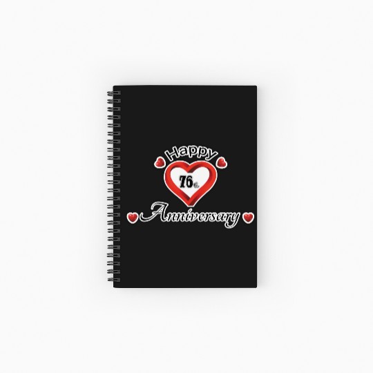anniversary 76th Spiral Notebooks   Ruled Line