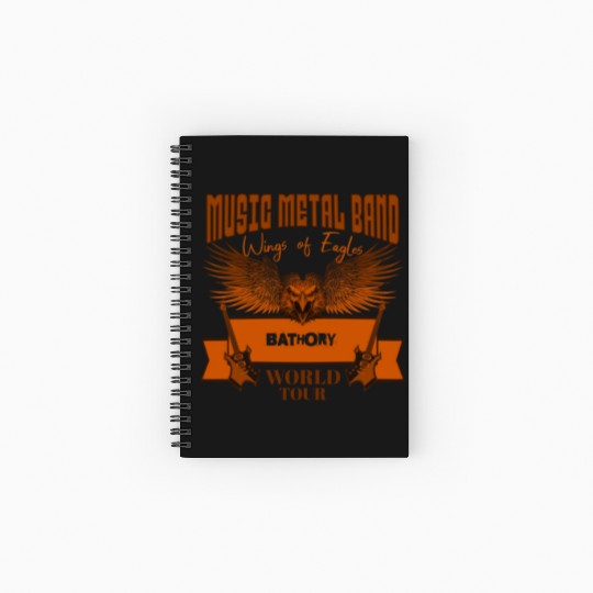 wings of eagles world tour BATHORY Spiral Notebooks   Ruled Line