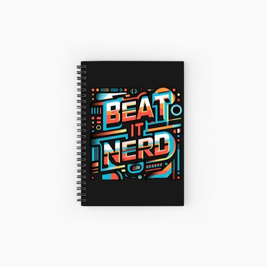 Beat it Nerd 11 Spiral Notebooks   Ruled Line