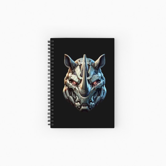 Rhinoceros mech Spiral Notebooks   Ruled Line