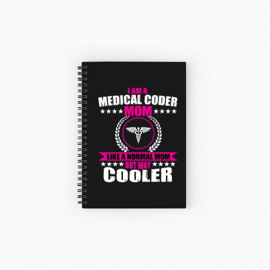 Medical Coder Mom Spiral Notebooks   Ruled Line