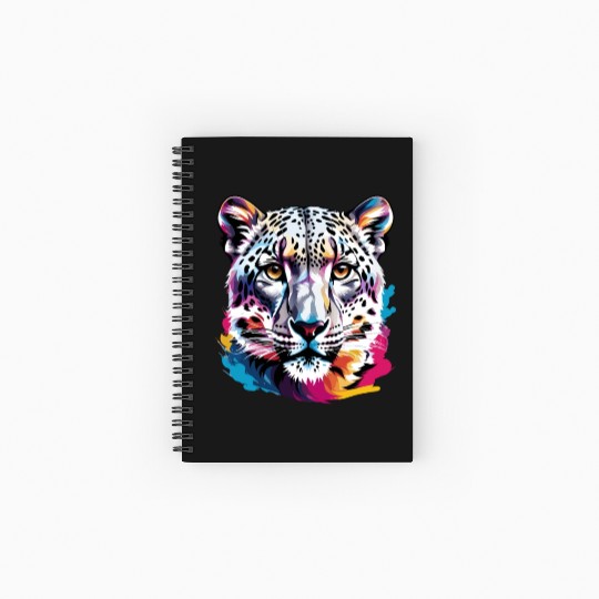 Snow leopard Spiral Notebooks   Ruled Line