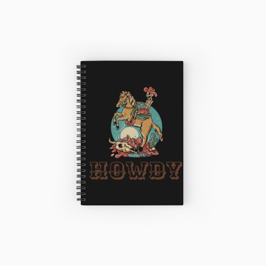 Howdy Spiral Notebooks   Ruled Line