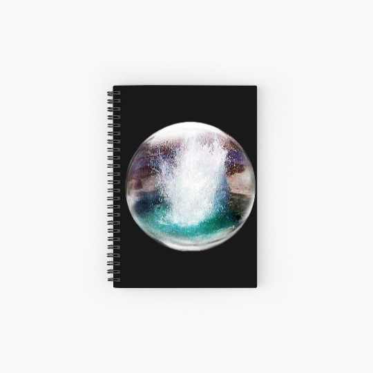Life in a Bubble Collection-YStone Geyser 101 Spiral Notebooks   Ruled Line