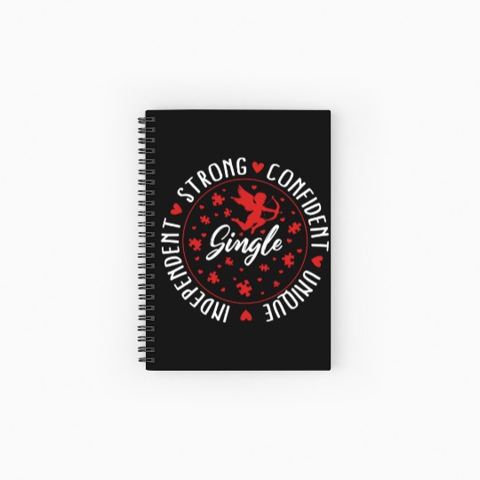 Single Awareness Spiral Notebooks   Ruled Line, Single Independent Strong