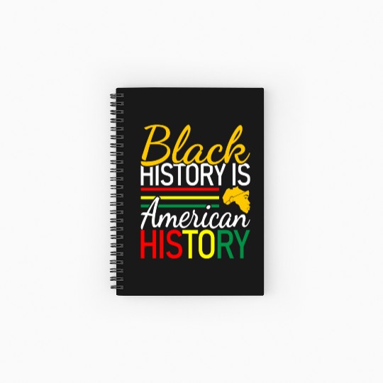Black History Graphic tees for Men and Women T-Sh Spiral Notebooks   Ruled Line
