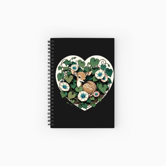 Spring Fawn Spiral Notebooks   Ruled Line
