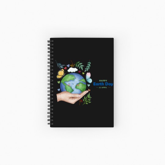 Earth Day Spiral Notebooks   Ruled Line
