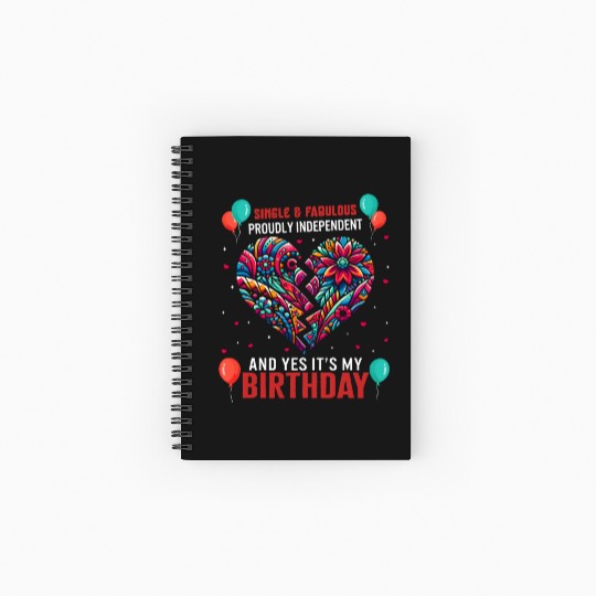 Single Awareness Spiral Notebooks   Ruled Line, Proudly Independent Yes