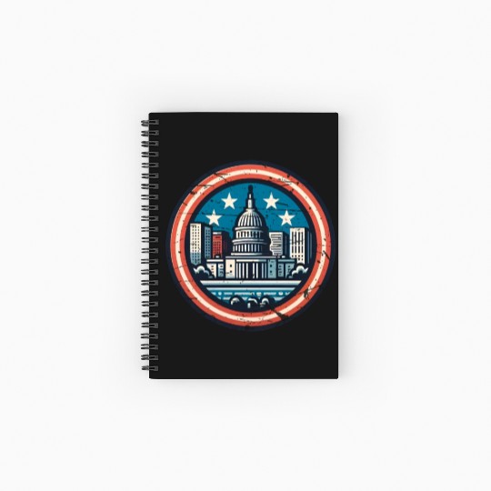 Washington DC Spiral Notebooks   Ruled Line