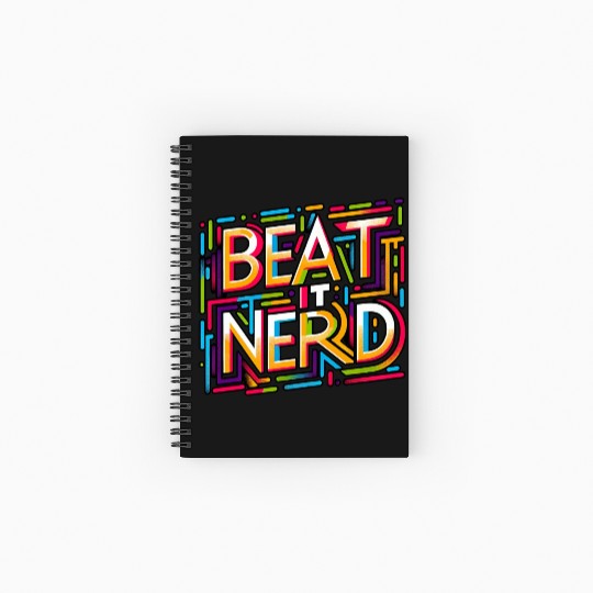 Beat it Nerd 14 Spiral Notebooks   Ruled Line