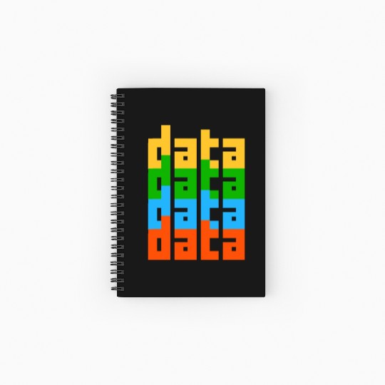 Data - LLM - LLMs - Large Language Model - AI Spiral Notebooks   Ruled Line