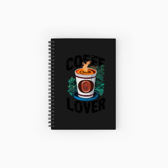 Coffee Lover Spiral Notebooks   Ruled Line