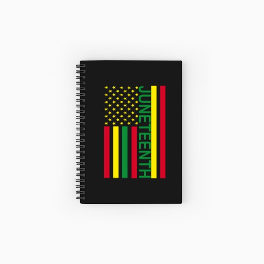juneteenth USA Spiral Notebooks   Ruled Line