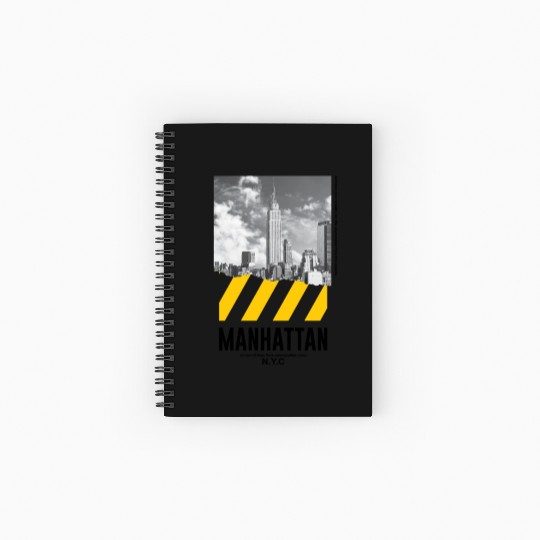 Manhattan NYC Spiral Notebooks   Ruled Line