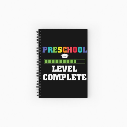 Preschool level complete Graduation Spiral Notebooks   Ruled Line