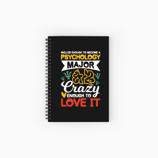 Skilled Enough to Become a Psychology Major Spiral Notebooks   Ruled Line