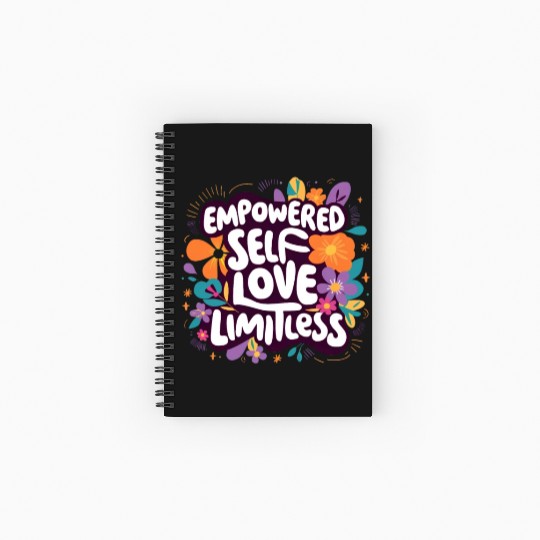 girls power self-love limitless Spiral Notebooks   Ruled Line