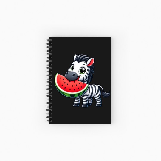 Zebra melon watermelon fruit fruity Spiral Notebooks   Ruled Line