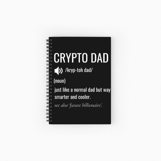 crypto dad definition Spiral Notebooks   Ruled Line
