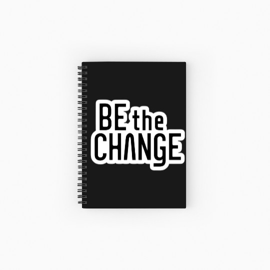 Be the Change Spiral Notebooks   Ruled Line