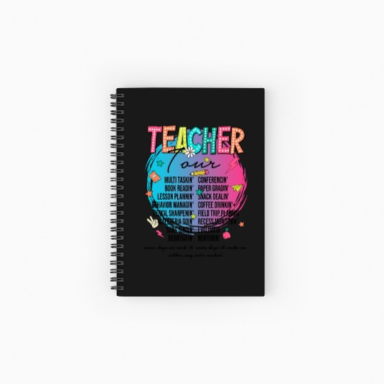 Teacher Tour Spiral Notebooks   Ruled Line