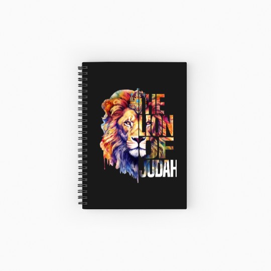 Lion of Judah Spiral Notebooks   Ruled Line
