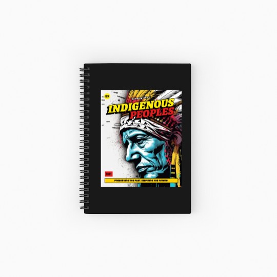Indigenous Peoples Embracing Culture Spiral Notebooks   Ruled Line