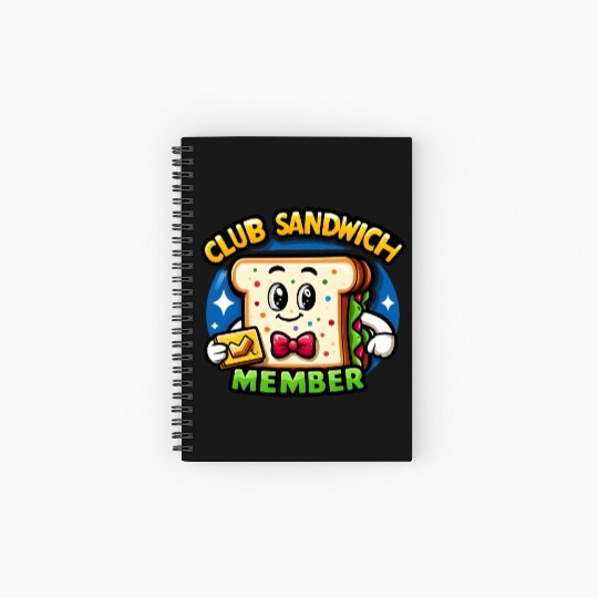 The Club Sandwich Member Spiral Notebooks   Ruled Line