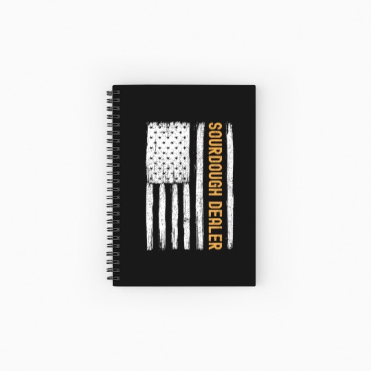 Sourdough Dealer Flag s Women Spiral Notebooks   Ruled Line