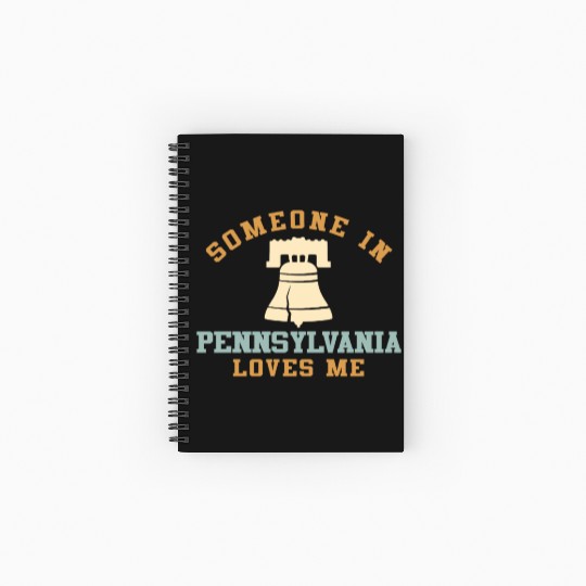 Someone In Pennsylvania Loves Me Spiral Notebooks   Ruled Line