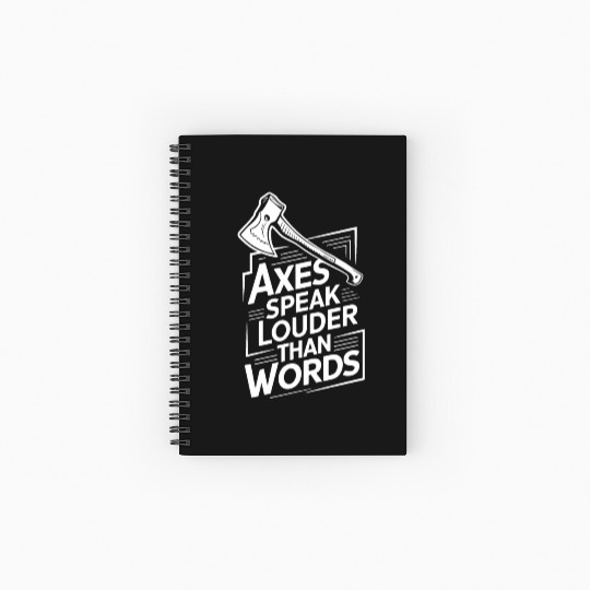 Axe Throwing Enthusiasts Championship Precision Spiral Notebooks   Ruled Line