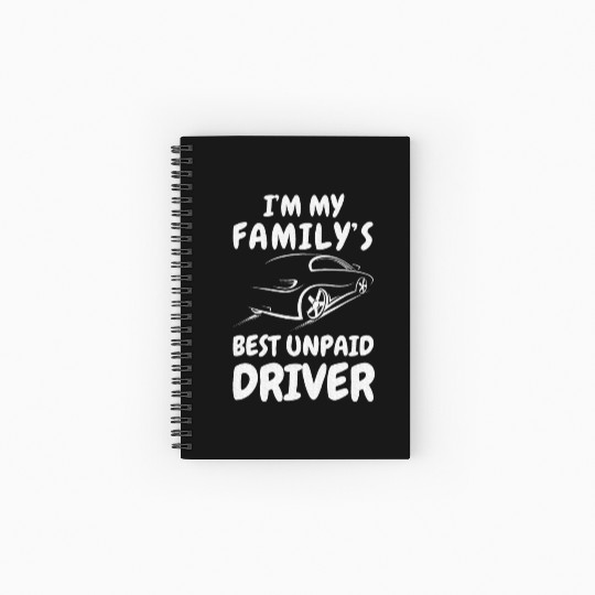 Car Guy Auto Racing Mechanic Saying Outfit Spiral Notebooks   Ruled Line