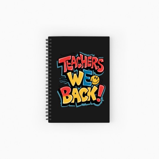 Teachers back to school Spiral Notebooks   Ruled Line