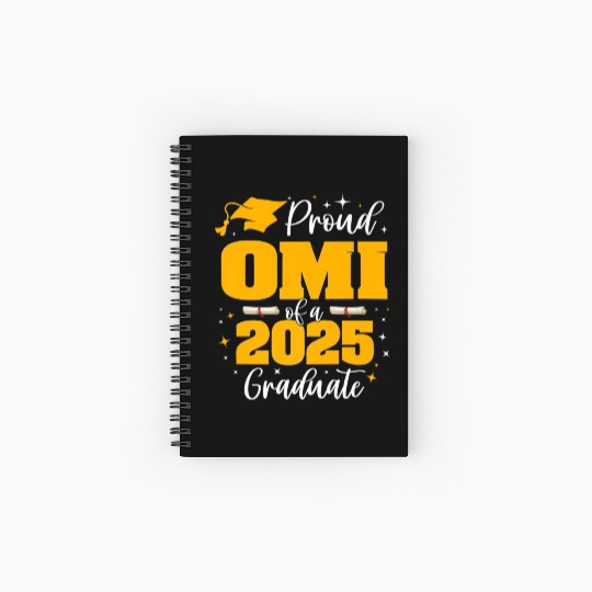 Class 2025 Graduate Graduation Premium Spiral Notebooks   Ruled Line