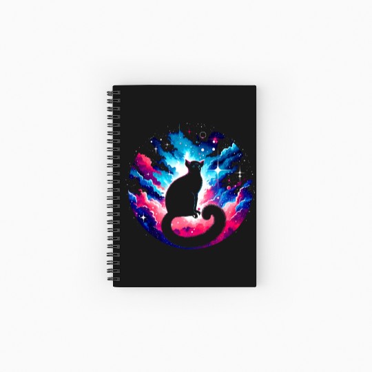 Cool Galaxy Graphic Space Art Spiral Notebooks   Ruled Line