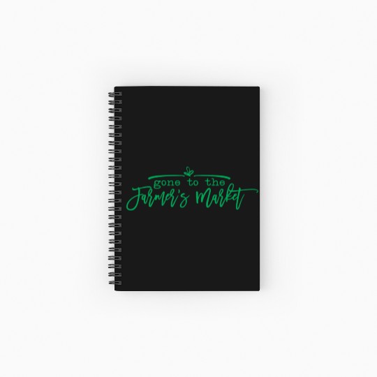 Gone To The Farmers Market Village Spiral Notebooks   Ruled Line