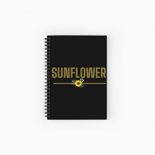 Sunflower Summer Spiral Notebooks   Ruled Line